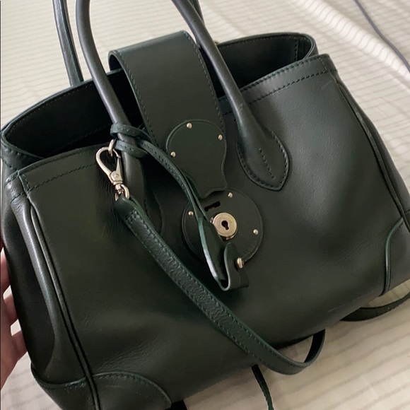 Ralph Lauren soft Ricky small leather tote bag - Picture 10 of 12